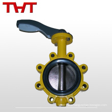 cement lug type no pin butterfly valve assembly